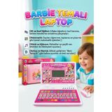 Sesli 100 Fonksiyonlu Barbie Temalı Fareli Türkçe Ve İngilizce Destekli Eğitici Oyuncak Laptop
