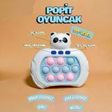 Sesli Işıklı Elektronik Popit Stres Oyuncağı - 999+ Seviye 4 Oyun Modu - Çocuklar İçin Zeka Geliştirici Hız Oyunu