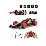 Sesli Işıklı Şarjlı 1:10 Büyük Ölçek Kumandalı Duman Atan Full Fonksiyon F1 Araç Rc Oyuncak Araba