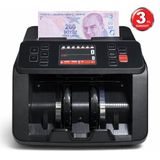 Sesli Karışık Para Sayma Makinesi Mix 80, Tl Ve Euro Karışık Sayım - Dolar Adet Sayım Müşteri Ekranı Dahildir