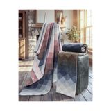 SESLİ TEKSTİL Pamuklu Battaniye Tek Kişilik 150x200 - Pembe