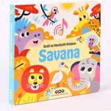 Sesli ve Hareketli Kitabım - Savana (Sesli Kitap) - Chantal Janisson