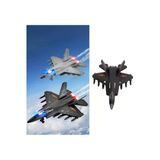 Sesli Ve Işıklı Metal Savaş Uçağı J-31 Gyrfalcon Savaş Uçağı