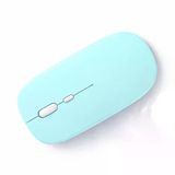 Sessiz Kablosuz Mouse Bluetooth Usb Dongle Destekli Şarjlı Ofis Ve Ev Kullanımı İçin İdeal Turkuaz