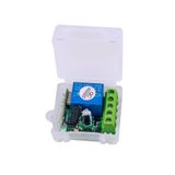 Sessleger RF röle alıcısı, 12 V DC 1 CH uzaktan kumanda anahtarı, kablosuz, evrensel, 433 MHz düğme modülü, verici, DIY kiti