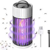 Sessleger Sivrisinek Lambası, USB Elektrikli Böcek Zapper 360 ° UV Fly Zapper, Yatak Odası Otel için Taşınabilir Böcek Işık Kapalı ve Açık