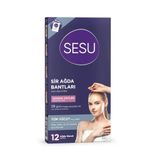 Sesu 12'li Hassas Vücut Ağda Bandı, Kadınlar İçin