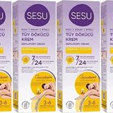 Sesu 4x100 ml Normal Ciltler Tüy Dökücü Krem