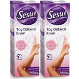 Sesu Hassas Ciltler 2x40 ml Tüy Dökücü Krem