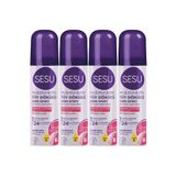 Sesu Hassas Ciltler 4x150 ml Tüy Dökücü Köpük Sprey