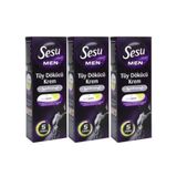 Sesu Men Erkek 3x100 ml Tüy Dökücü Krem
