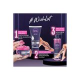 Sesu Premium 3'lü Set, El ve Vücut Peelingi, Simli Kuru Bakım Yağı, Vücut Losyonu