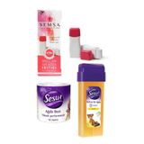 Sesu Roll-on Kartuş Ağda Ağda Makinesi Isıtıcısı Ağda Bezi Normal Cilt Set