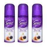 Sesu Sir Ağda Temizleyici Bakım Yağı Böğürtlen & Badem 3X150Ml