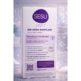 Sesu Soft Sir Ağda Bantları 32 Adet Vegan Formula Tüm Vücut Ve Yüz İçin Soğuk Ağda Bandı