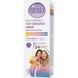 Sesu Tüy Dökücü Krem 100 ml 7 Gün Süren Pürüzsüzlük ve 24 Saat Nemlendirme Özelliği