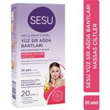 Sesu Yüz İçin 20'li Sir Ağda Bandı - Hassas Ciltler İçin Özel Formül, Kısa Tüylerde Etkili ve Pratik Kullanım