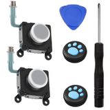 Sesyomr 2-Pack Replacement Joystick Button 3D Rocker Analog ThumbStick Replacement for Sony PSV 2000 PS Vita 2000 2001 White