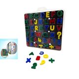 Set 42 Parça Mıknatıslı Plastik Harf Rakam İşaret Seti (26 Harf + 10 Rakam + 6 İşaret) Mıknatıslı Set (PRS-MP42HRİİ)