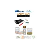 Set 500ML - Siyah Boya + Mermer Effekt Sprey + Maximo Sıvı Cam Parlak