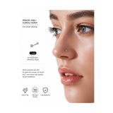 Set 925 Ayar Gümüş 1 mm ( En Küçük Boy ) Zirkon Taşlı Burun Piercing Hızma ( Bar Uzunluğu: 7 mm )