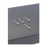 Set 925 Ayar Gümüş 4 Adet 2 mm Top Hızma