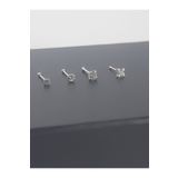Set 925 Ayar Gümüş 4'lü Ekonomik Hızma Seti (1,5mm-2mm-2,5mm Taşlı Yuvarlak+2mm Kare Tektaş)