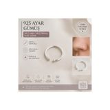 Set 925 Ayar Gümüş Sıkıştırmalı Fake Deliksiz İnce Barlı ( Tercih Edenler İçin ) Halka Hızma ( Çap:9mm)