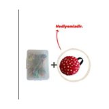 Set Dikiş Makineleri Toplu Iğne Renkli Kalp Kafalı Figürlü