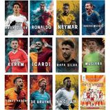 Set Rüya Takım 11 Futbolcu - Rüya Takımı Boyama Kitabı (Poster ve Ayraç Hediyeli)