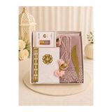 Set Sepetim Premium Pembe Çeyizlik Bohça Hediyelik Seccade Seti Seccade • Yasin-i Şerif • Ayraç • Güpürlü Namaz Örtüsü • Kristal Tespih • Zikirmatik • Esanslı Tam Set