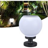 Set Üstü Küre Solar Led, Bahçe Lambası 30W, Güneş ENERJILI+220V Elektrikli Hibrit, E27 Duy, Fotoselli, Uzaktan Kumandalı, 3 Modlu Işık, IP65 Su Geçirmez | Uzun Ömürlü Bahçe Aydınlatma Armatürü