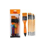 Set8 6 Lı Fırça Seti Resim Fırçası Akrilik Sulu Yağlı Guaj