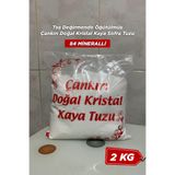 Seta 2 Kg Taş Değirmende Öğütülmüş Çankırı Doğal Kristal Kaya Sofra Tuzu