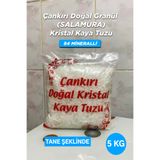 Seta Çankırı Doğal Granül Salamuralık Kristal Kaya Tuzu Tane Şeklinde (5 KG) Mavi Etiket