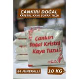 SETA Shop Çankırı Doğal Kristal Kaya Sofra Tuzu (10 Kg) Kahverengi Etiket