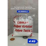 Seta Taş Değirmende Öğütülmüş Çankırı Doğal Kristal Kaya Sofra Tuzu 4 Kg Mavi Etiket