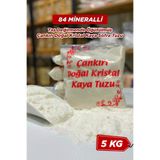 Seta Taş Değirmende Öğütülmüş Çankırı Doğal Kristal Kaya Sofra Tuzu 5 Kg Kırmızı Etiket