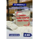 Seta Taş Değirmende Öğütülmüş Çankırı Doğal Kristal Kaya Sofra Tuzu 5 Kg Mavi Etiket