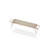Setabianca Bakır Renkli Kulplu Sunum Tepsisi 11X48Cm