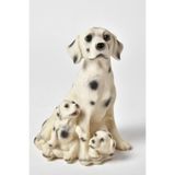 SETABIANCA Biblo Köpek Dalmaçya 2 Yavrulu 22x17 cm