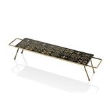 Setabianca BRONZ RENKLİ KULPLU SUNUM TEPSİSİ 11x48cm