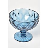 SETABIANCA Crystal Colors Ayakli Kase Ekose Desen 6lı, Mavi