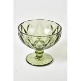 SETABIANCA Crystal Colors Ayakli Kase Ekose Desen 6lı, Yeşil