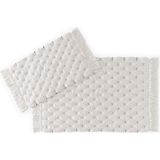 Setabianca Eloura Bubble Banyo Paspası Ekru 60*90+40*60 cm - SETABIANCA Eloura Bubble Banyo Paspası Ekru 60*90+40*60 Cm