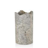 setabianca Evza Dekor Mermer Gri Traverten Şaraplık 11 * 11 * 21 Cm