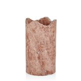 setabianca Evza Dekor Mermer Kırmızı Traverten Şaraplık 11 * 11 * 21 Cm