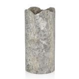 setabianca Evza Mermer Gri Traverten Vazo 12,5 * 12,5 * 26 Cm
