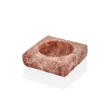 setabianca Evza Traverten Kare Küllük Kırmızı 13 * 13 * 5 Cm