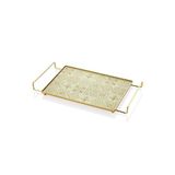 Setabianca Gold Renkli Kulplu Sunum Tepsisi 23 * 42Cm